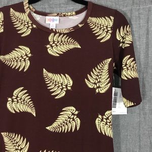 NEW LuLaRoe Julia Pencil Dress RUST FERNS!